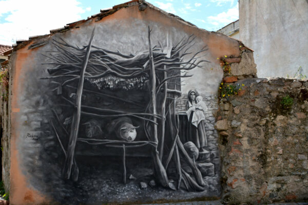 Sa Càbia con su mannale murales murales